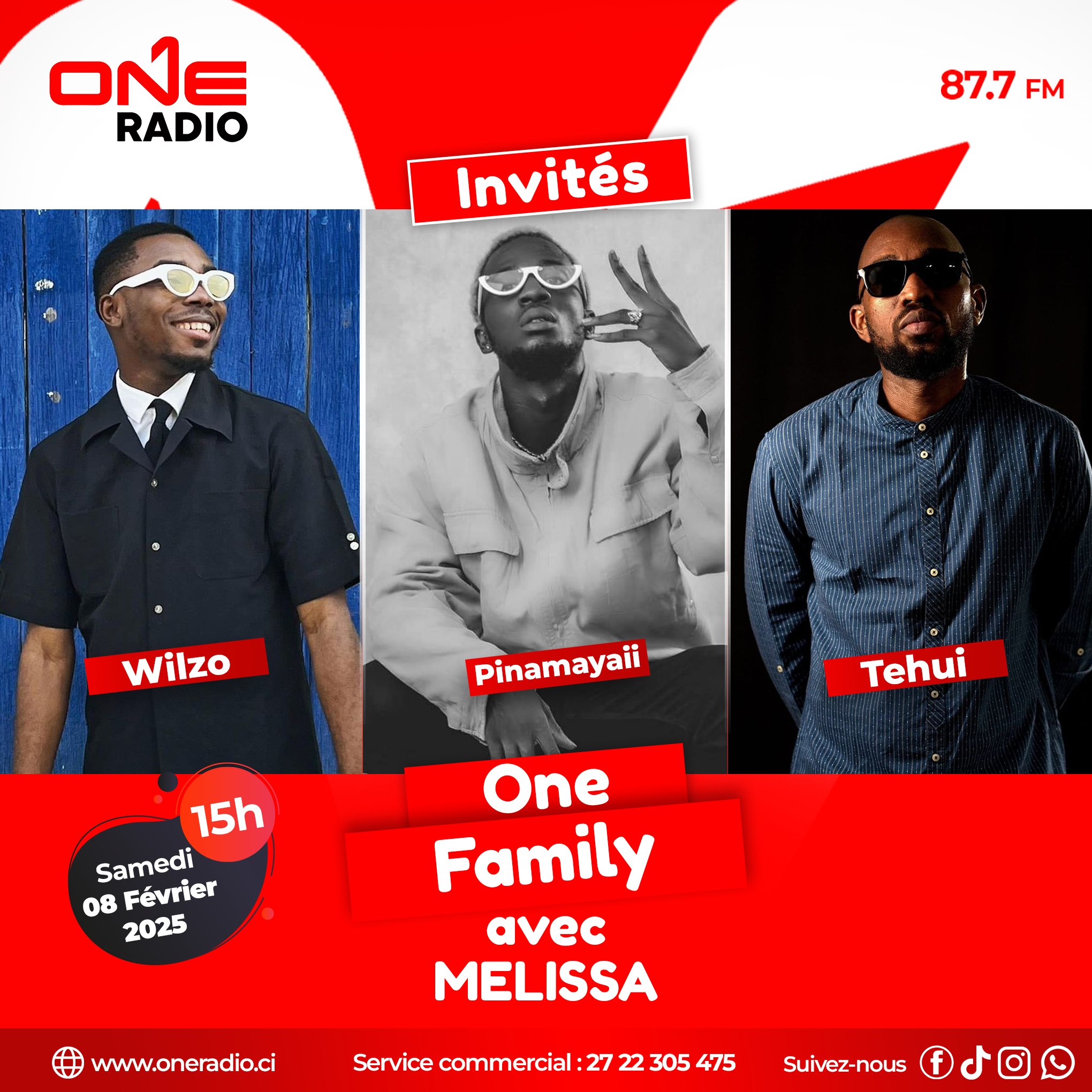 ONE FAMILY du 08.02.25 avec Lil jay x Wilzo x Pinamayaii x Tehui