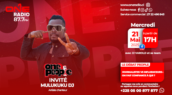 Dj Mulukuku  dans le one people du 21.05.25