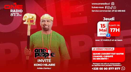 KOKO Hilaire dans le one people du 15.05.25